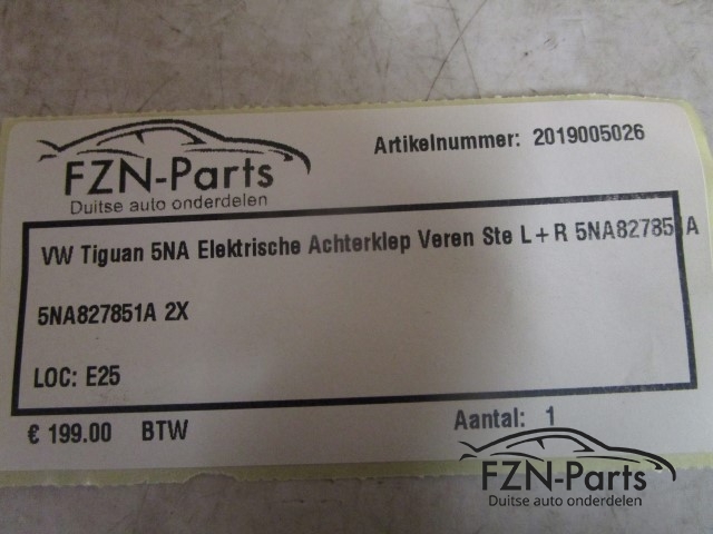 VW Tiguan 5NA Elektrische Achterklep Veren Ste L + R 5NA827851A
