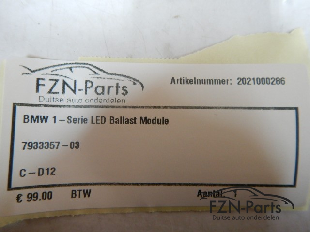 BMW 1 -Serie LED Ballast Module