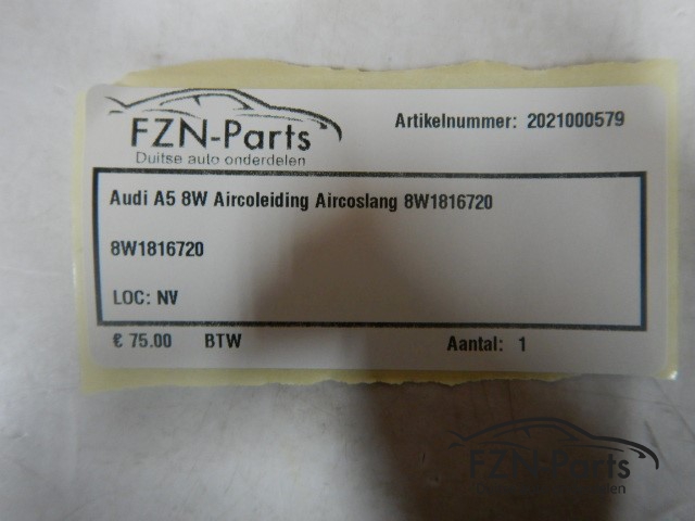 Audi A5 8W Aircoleiding Aircoslang 8W1819720