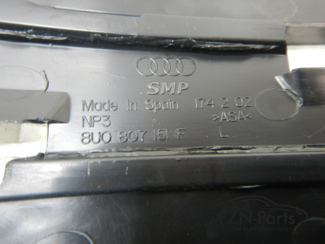 Audi Q3 8U Bumper Inleg Links L 8U0807151F