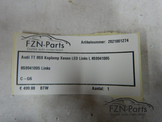 Audi TT 8S0 Koplamp Xenon LED Links L 8S0941005
