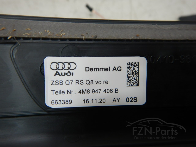 Audi RSQ8 4M Instaplijsten Dorpelijsten Verlicht Set