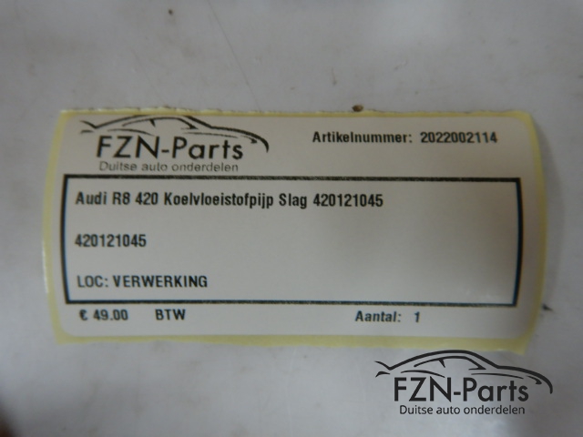 Audi R8 420 Koelvloeistofpijp Slang 420121045