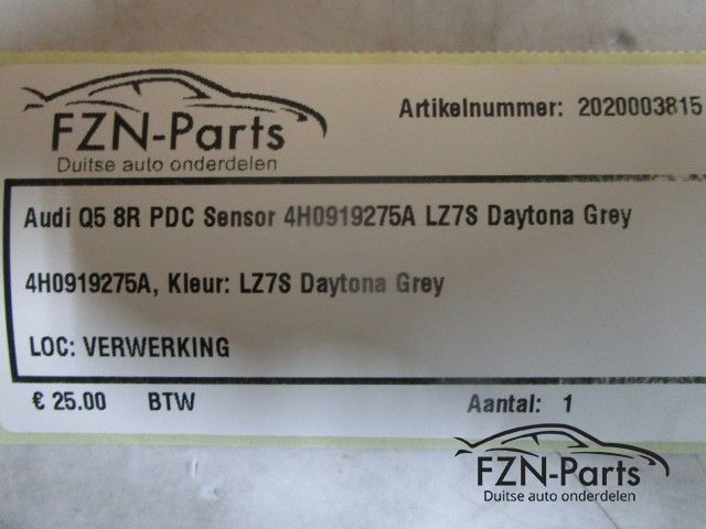Audi Q5 8R PDC Sensor 4H0919275A LZ7S Daytona Grey