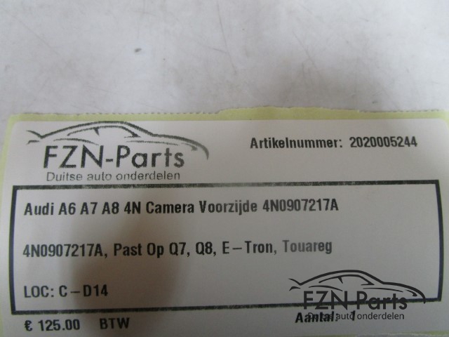 Audi A6 A7 A8 4N Camera Voorzijde 4N0907217A