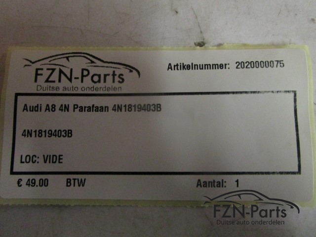 Audi A8 4N Parafaan 4N1819403B