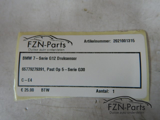 BMW 7-Serie G12 Druksensor