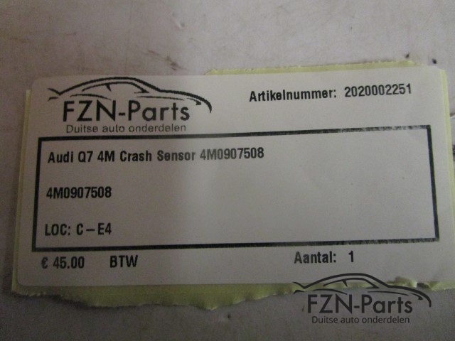 Audi Q7 4M Crash Sensor 4M0907508