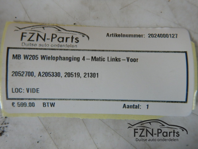 Mercedes Benz W205 Wielophanging 4-Matic Links-Voor