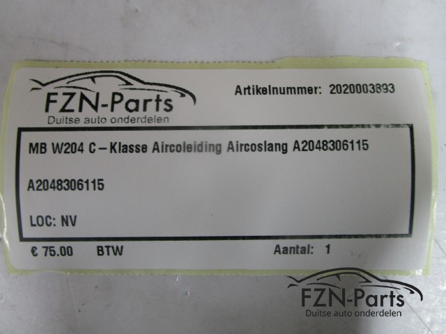 Mercedes-Benz W204  C-Klasse Aircoleiding Aircoslang A2048306115