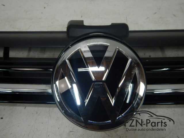 VW Golf 7 Facelift Grille Chrome Hoogglans Zwart ACC 5G0853651CC