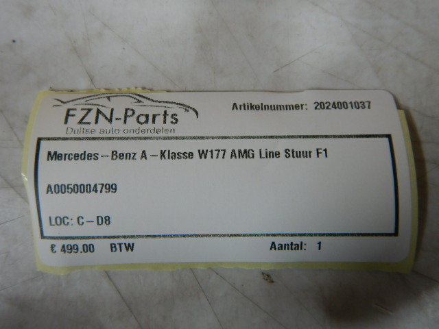 Mercedes-Benz A-Klasse W177 AMG Line Stuur F1