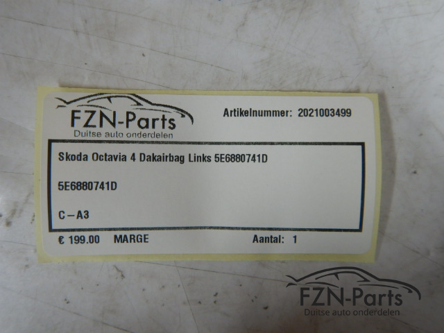 Skoda Octavia 4 Dakairbag Links 5E6880741D