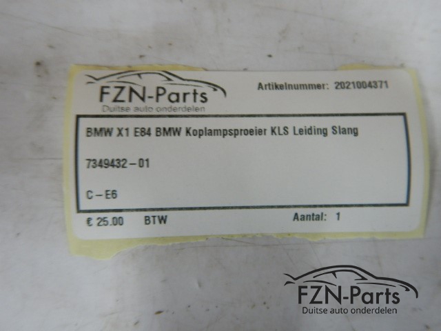BMW X1 E84 Koplampsproeier KLS Leiding Slang