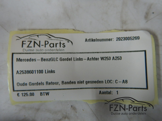 Mercedes-Benz GLC Gordel Links-Achter W253 A253