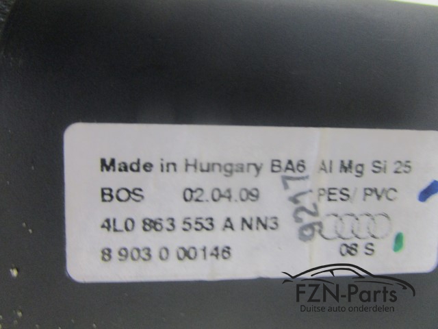 Audi Q7 4L Afdekking Bagageruimte Bagagerolnet Rollo 4L0863553A NIEUW