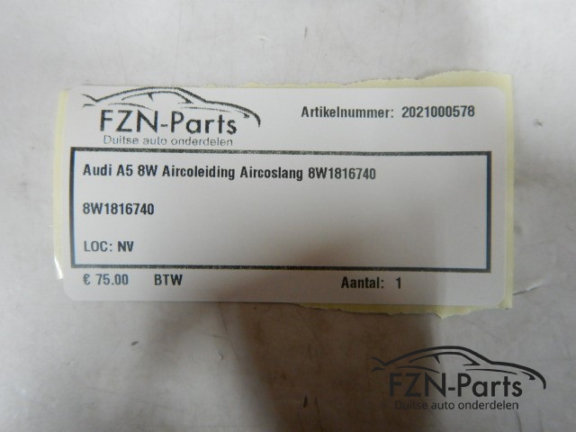 Audi A5 8W Aircoleiding Aircoslang 8W1816740