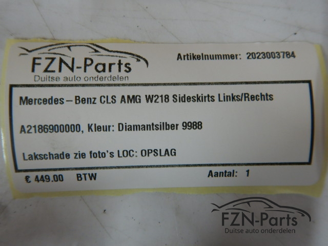 Mercedes-Benz CLS AMG W218 Sideskirt Links / Rechts