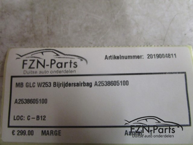 Mercedes-Benz GLC W253 Bijrijdersairbag A2538605100