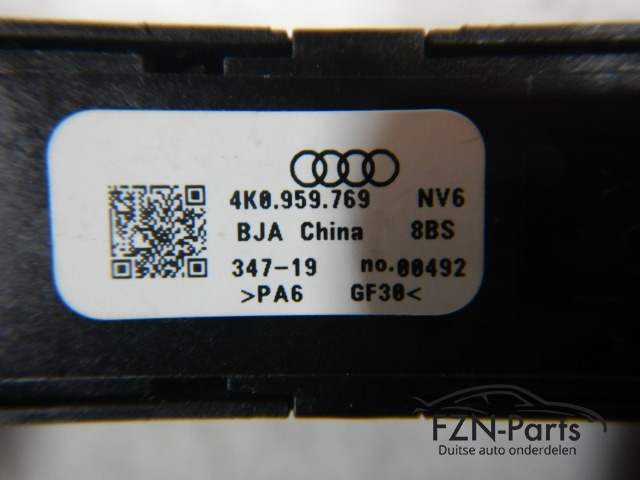 Audi A7 4K Bestuurderstoel Memory Schakelaar 4K0959769