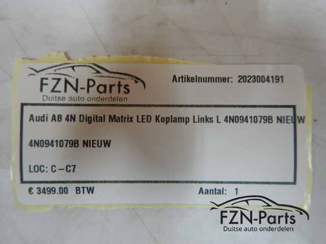 Audi A8 4N Digital Matrix LED Koplamp Links L 4N0941079B NIEUW
