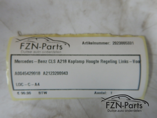 Mercedes-Benz CLS A218 Koplamp Hoogte Regeling Links-voor