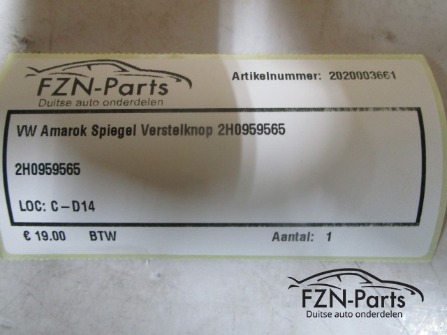VW Amarok 2H Spiegelverstelknop 2H0959565