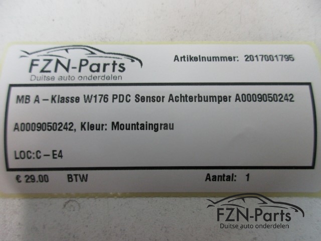 Mercedes-Benz A-Klasse W176 PDC Sensor Achterbumper A0009050242