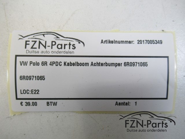 VW Polo 6R 4PDC Kabelboom Achterbumper 6R0971065