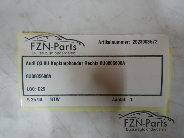 Audi Q3 8U Koplamphouder Rechts 8U0805608A