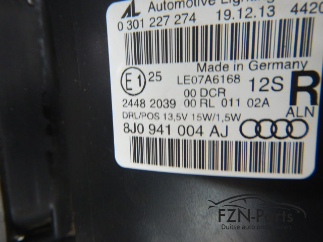 Audi TT 8J Facelift Xenon LED Koplamp Rechts R 8J0941004AJ