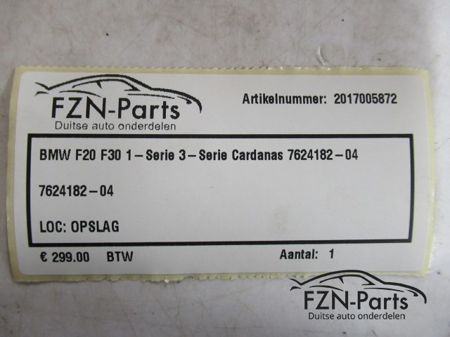 BMW F20 F30 1-Serie 3-Serie Cardanas 7624182-04