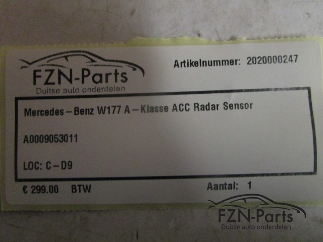 Mercedes-Benz W177 A-Klasse ACC Radar Sensor