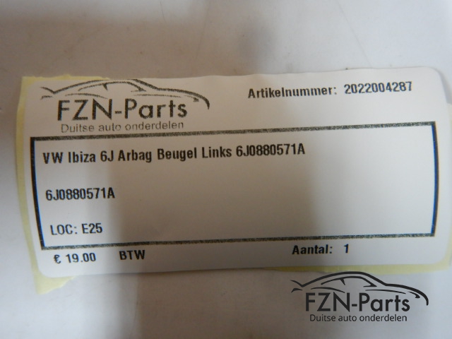 Seat Ibiza 6J Airbag Beugel Links 6J0880571A