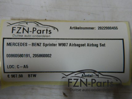 Mercedes-Benz Sprinter W907 Airbagset