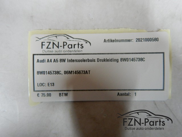 Audi A4 A5 8W Intercoolerbuis Drukleiding 8W0145738C
