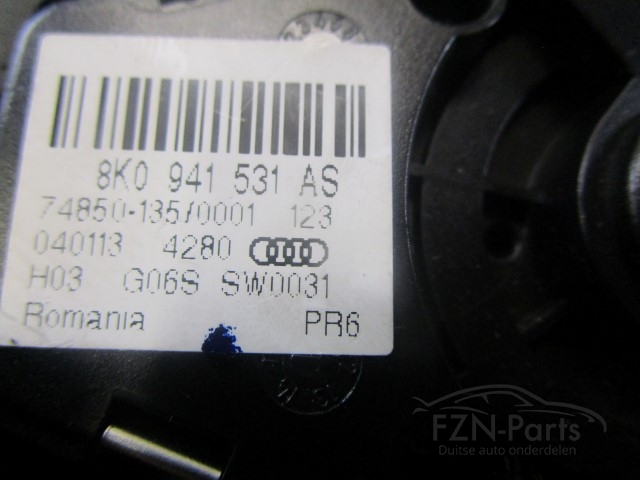 Audi Q5 8R Lichtschakelaar Met Houder 8K0941531AS
