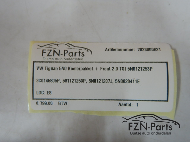 VW Tiguan 5N0 Koelerpakket +Front 2.0TSI 5N0121253P
