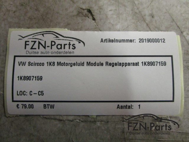 VW Scirocco 1K8 Motorgeluid Module Regelapparaat 1K8907159