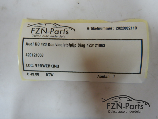 Audi R8 420 Koelvloeistofpijp Slang 420121063