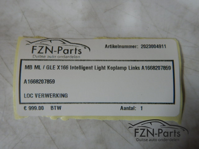 Mercedes ML / GLE X166 Intelligent Light Koplamp Links A1668207859