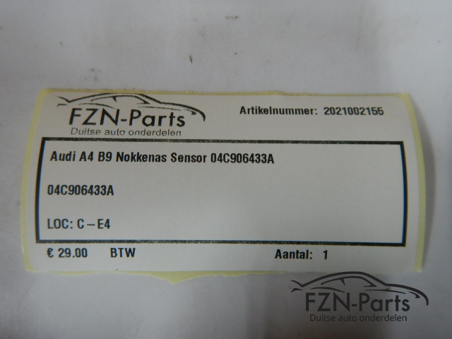 Audi A4 B9 Nokkenas Sensor 04C906433A