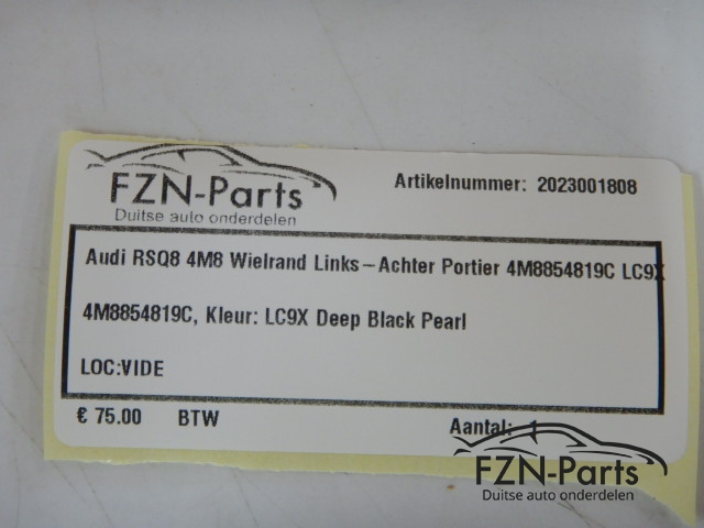 Audi RSQ8 4M8 Wielrand Links-achter Portier 4M8854819C LY9T