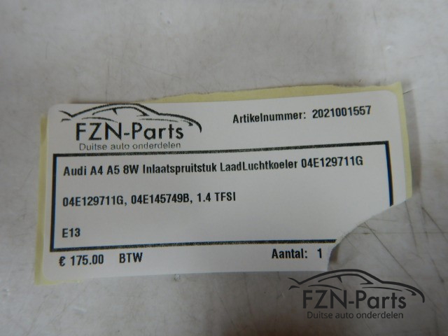 Audi A4 A5 8W Inlaatspruitstuk Laadluchtkoeler 04E129711G