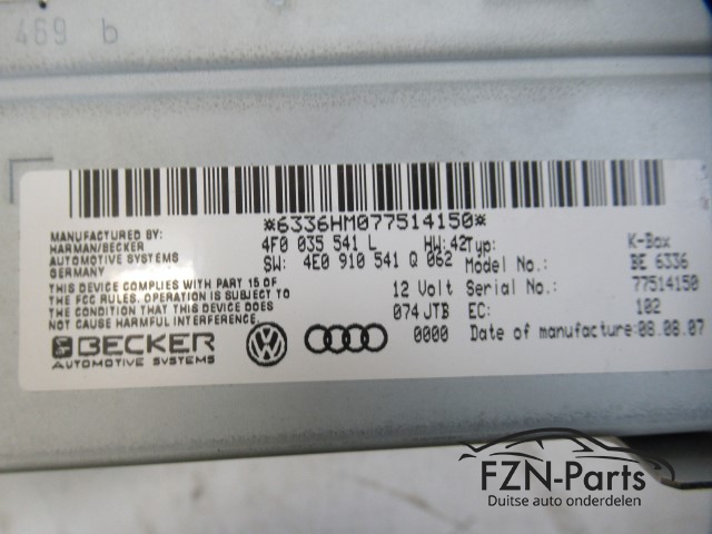Audi A5/A6/Q7/A8 4E Radio Receiver Tuner