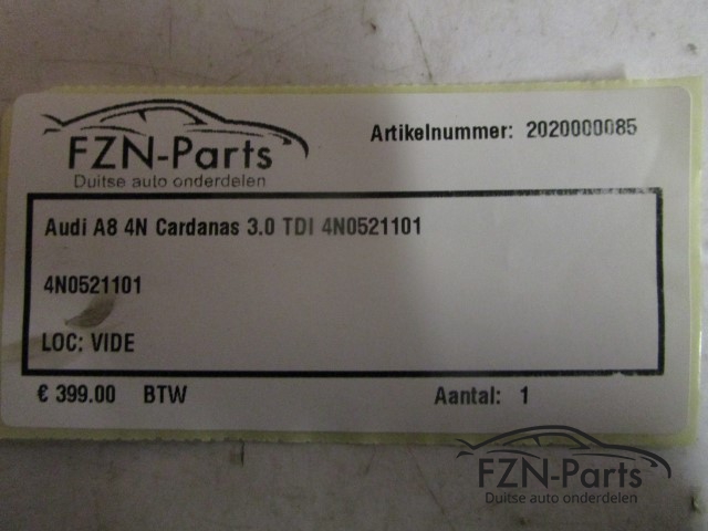 Audi A8 4N Cardanas 3.0 TDI 4N0521101