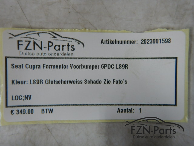 Seat Cupra Formentor Voorbumper 6PDC LS9R