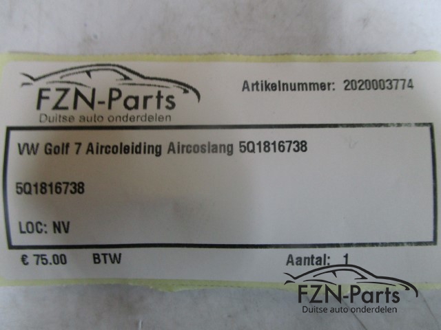 VW Golf 7 Aircoleiding Aircoslang 5Q1826738