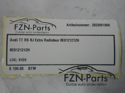 Audi TT RS 8J Extra Radiateur 8E0121212H