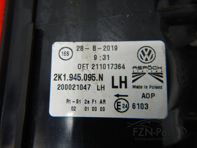VW Caddy 2K 2017 Achterlicht Links L 2K1945095N